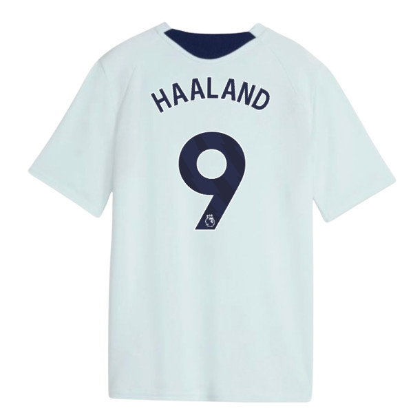 [DDJ] 2026-2027 Man City Training Jersey (Dewdrop) - Kids (Haaland 9)