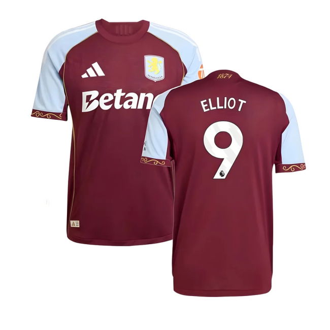 Aston Villa 2025-2026 Home - Premium Player Version Edition