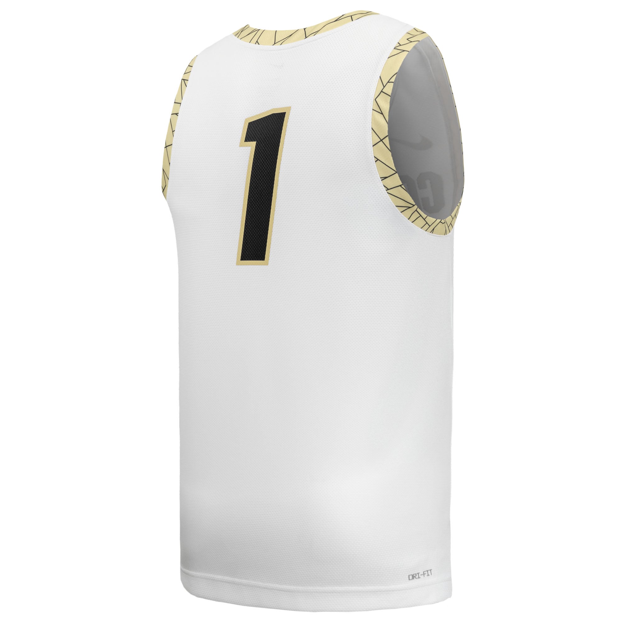 #1 Colorado Buffaloes Nike Replica Basketball Jersey - White