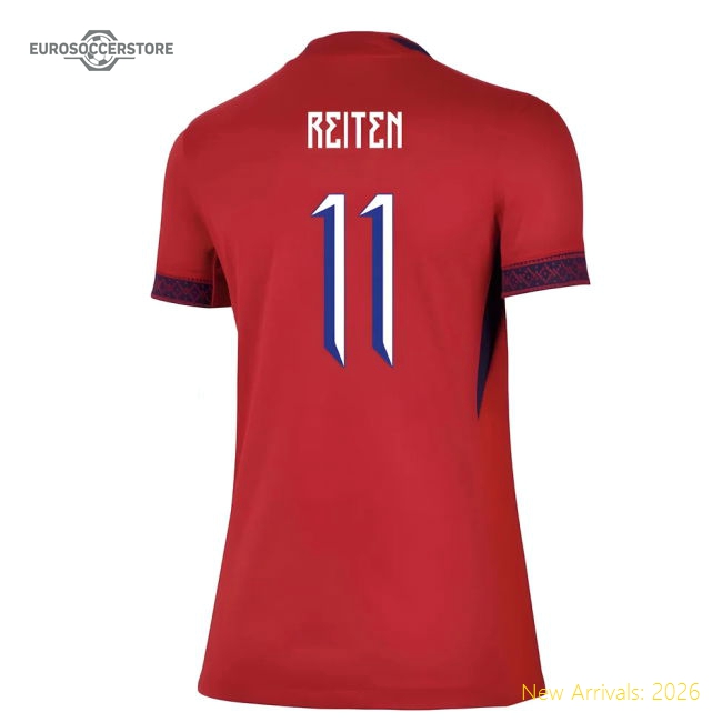 2025-2026 Norway Home Fan Version Womens Jersey Soccer Fan Gear