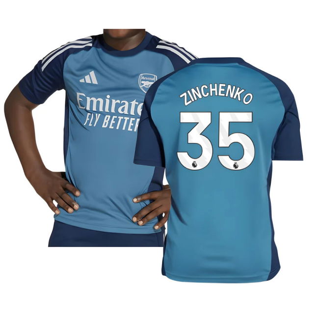 Zinchenko 35 Updated Arsenal Training Team Kit 2025-2026 (Kids)
