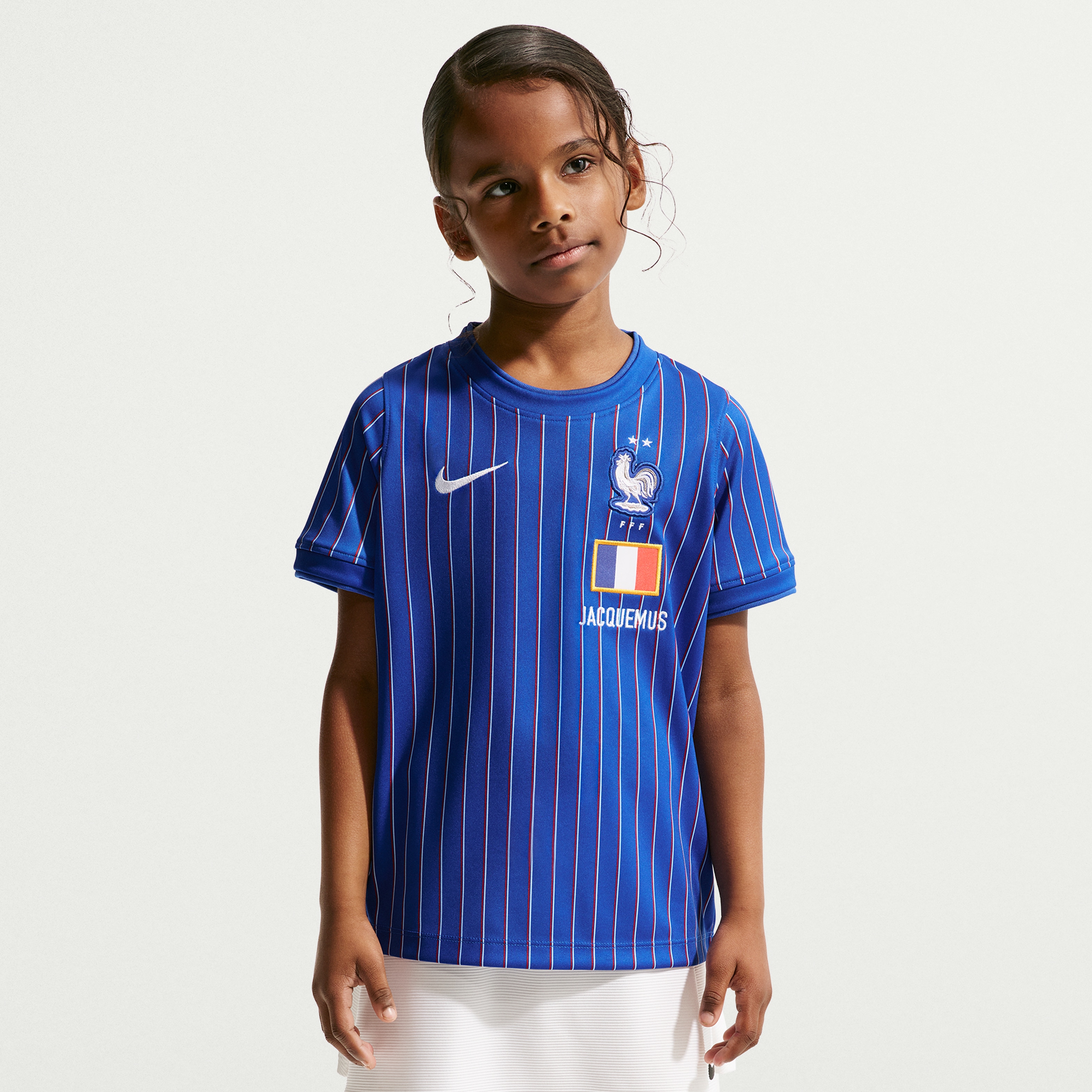 [SJH] France National Team x Jacquemus Preschool 2026 Pre-Match Jersey Top - Royal