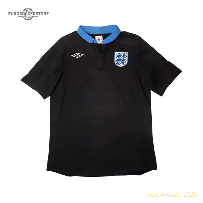 Official England 2024-2025 Official Away Shirt Sleek Retro