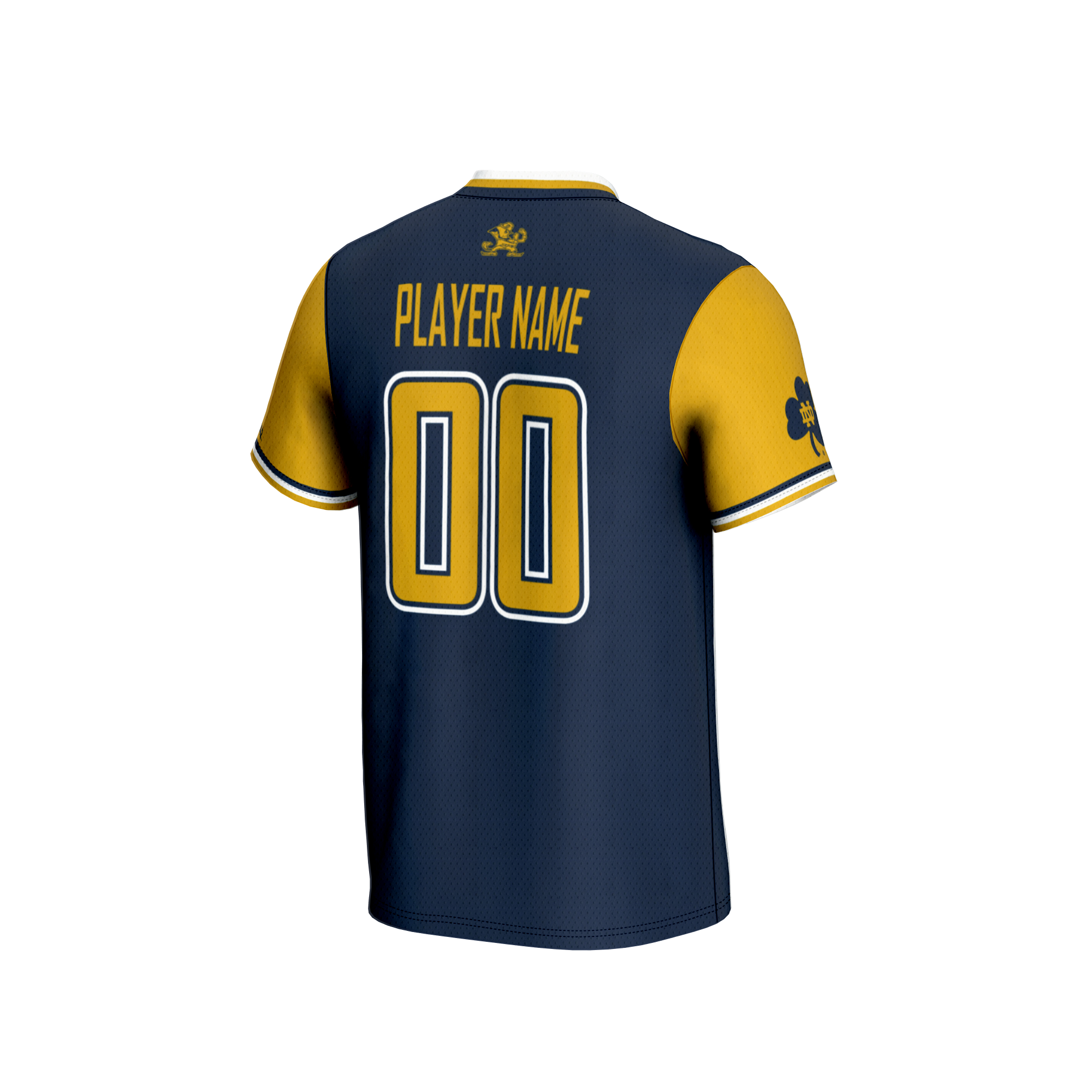 [NJP] Notre Dame Fighting Irish GameDay Greats Unisex NIL Pick-A-Player Lightweight Softball Jersey - Navy