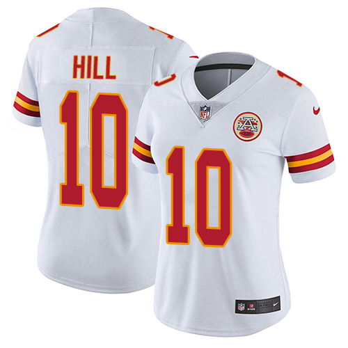 Authentic KC Chiefs NFL #10 Tyreek Hill Limited White Jersey