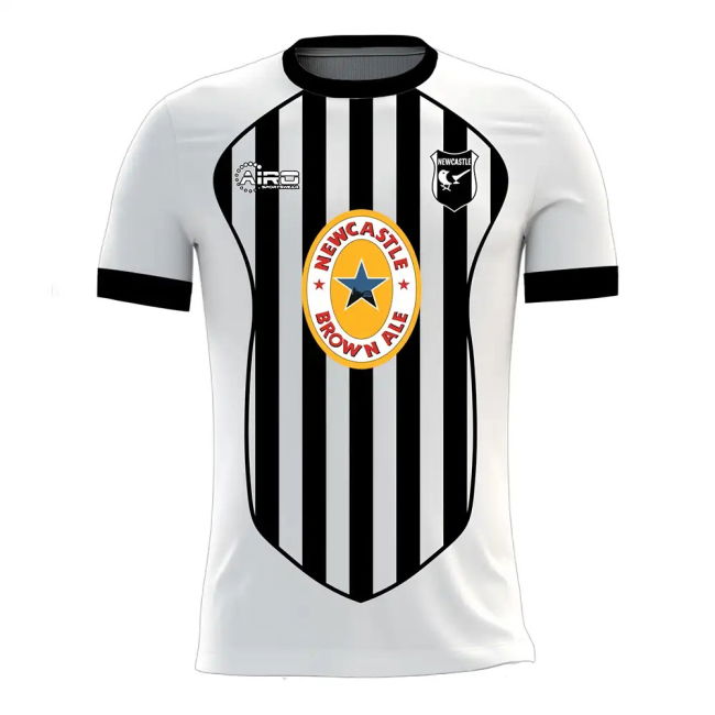 Iconic 2025-2026 Newcastle Home Rare Find - Soccer Jersey Airo Ad#637