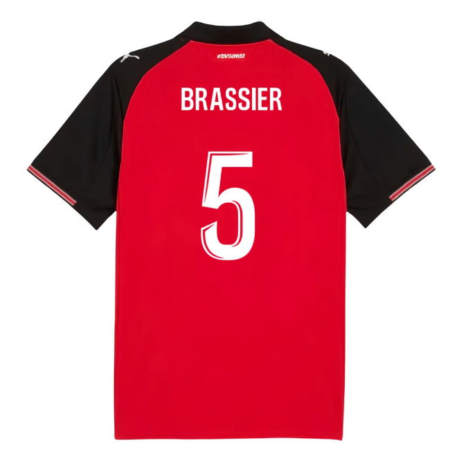 Match Quality Match Day Football Stade Rennais Home Shirt Brassier...