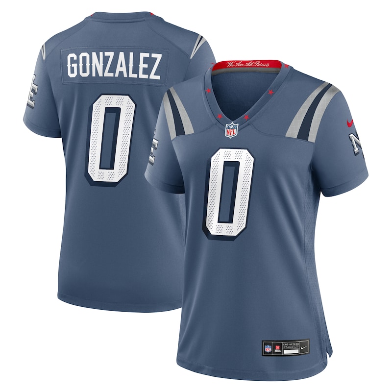 None Christian Gonzalez NE Patriots Classic Durable Jersey Game Day We