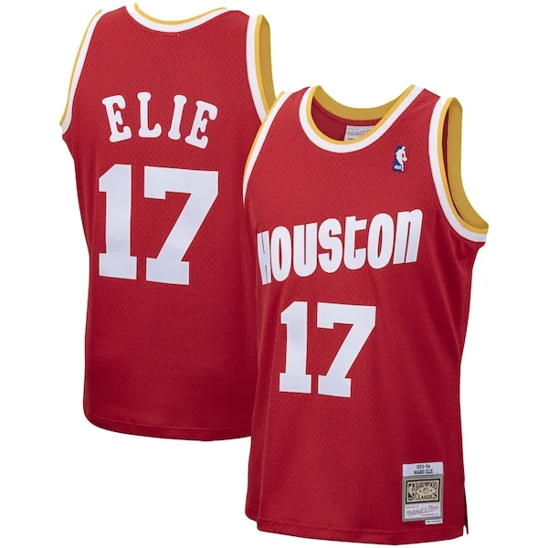 Mario Elie HOU Pro-Grade Swingman Jersey - Economical - Fan Favorite