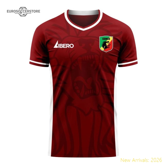 Congo Female 2025 Home Jersey Shirt Football Fan For Football Fans