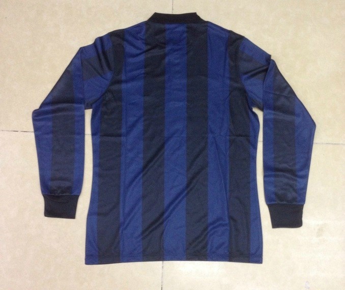 13-14 Inter Milan Home Long Sleeve Soccer Jersey Shirt - Official