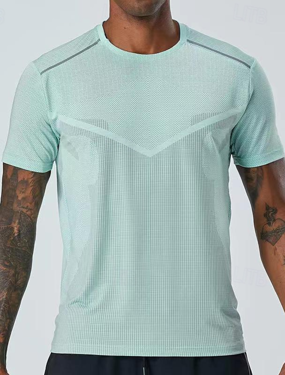 Men's Solid Colored Running T-Shirt Compression Shirt Short Sleeve Top
