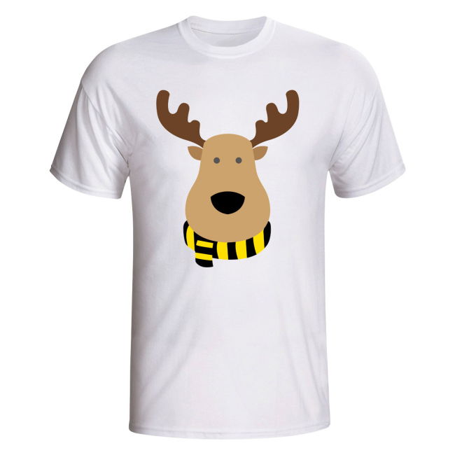 Watford Rudolph Supporters T-shirt (white) | Durable | Top Quality
