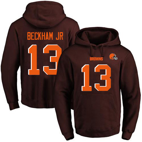 Authentic NFL Cleveland Browns #13 Odell Beckham Brown Game Jersey