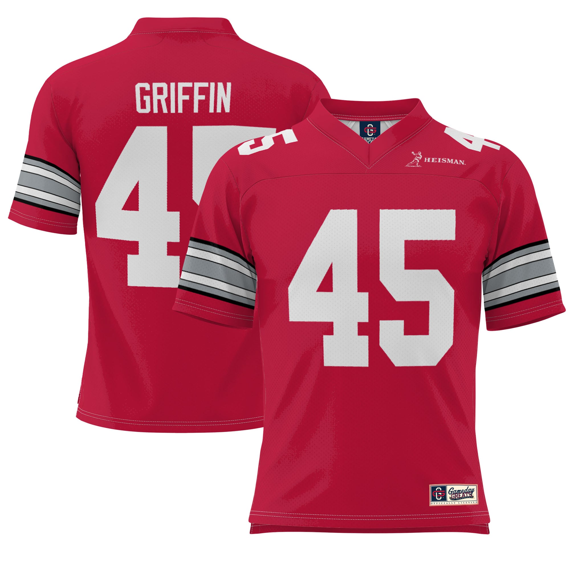 Archie Griffin Ohio State Buckeyes GameDay Greats Heisman 26/27 Football Jersey - Scarlet