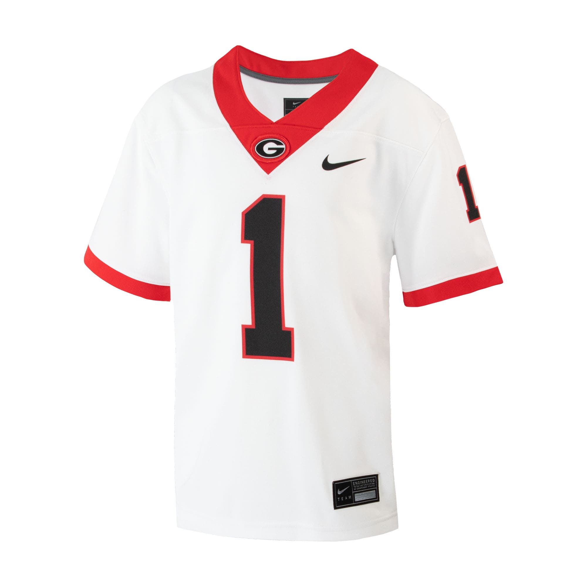 [DDG] Georgia Bulldogs Youth Away Untouchable Jersey - White