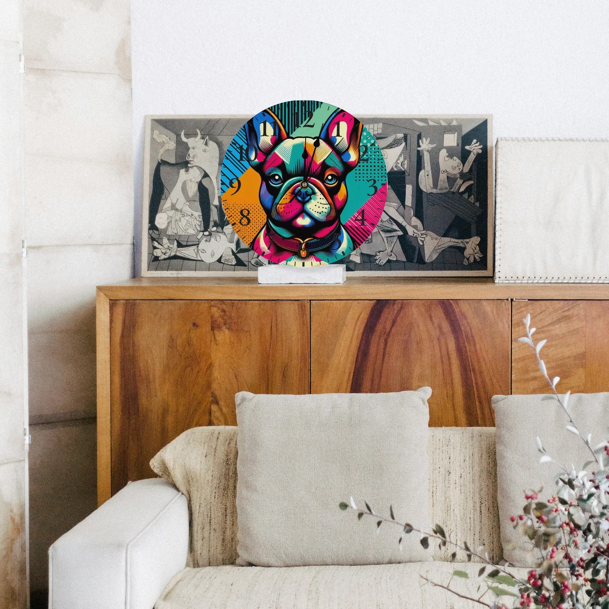 Premium Stylish Bear - Frameless Wall Clock for Casual Outings