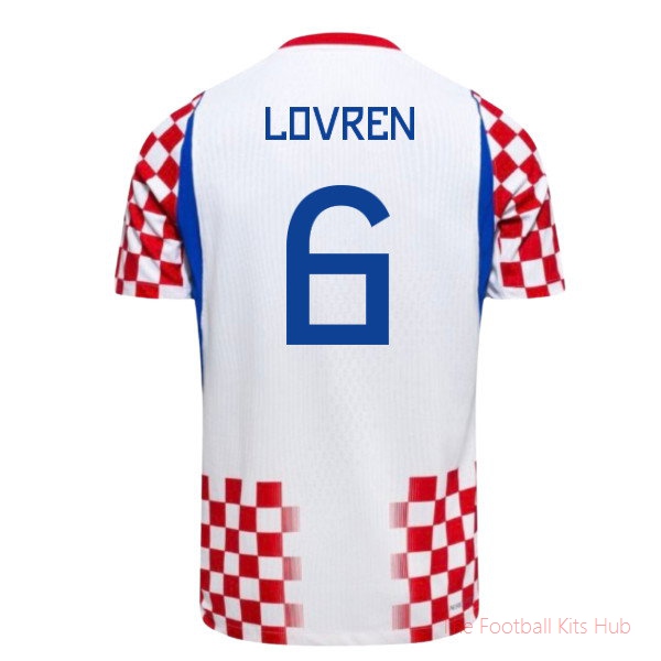 2026-2027 Croatia Aero-Fit Authentic Match Home Shirt (Lovren 6)