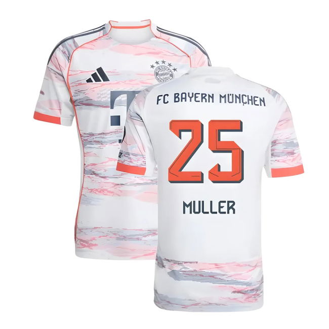 2025-2026 Away Shirt by Bayern Munich (Unisex