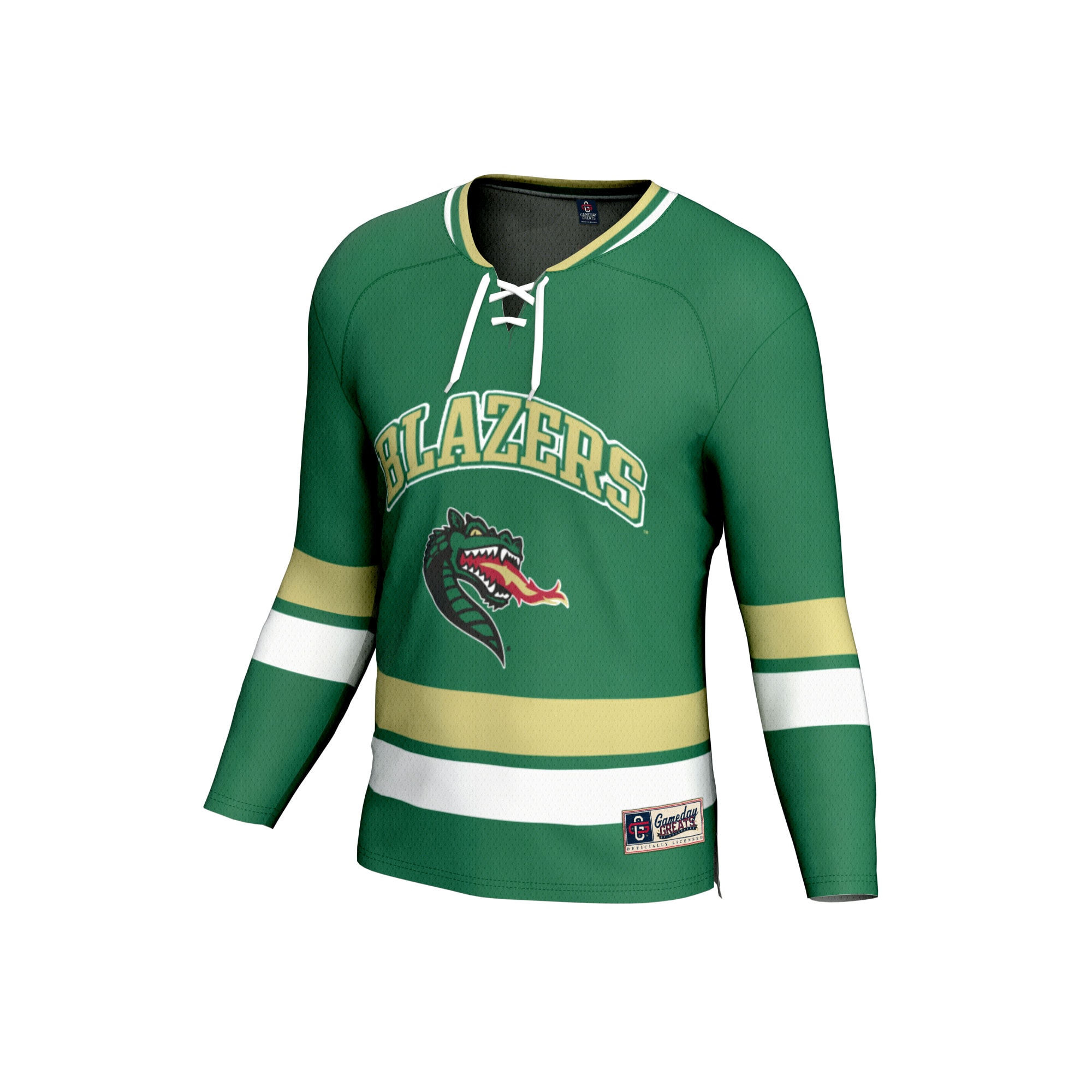 [DDG] UAB Blazers GameDay Greats Youth Hockey Jersey - Green