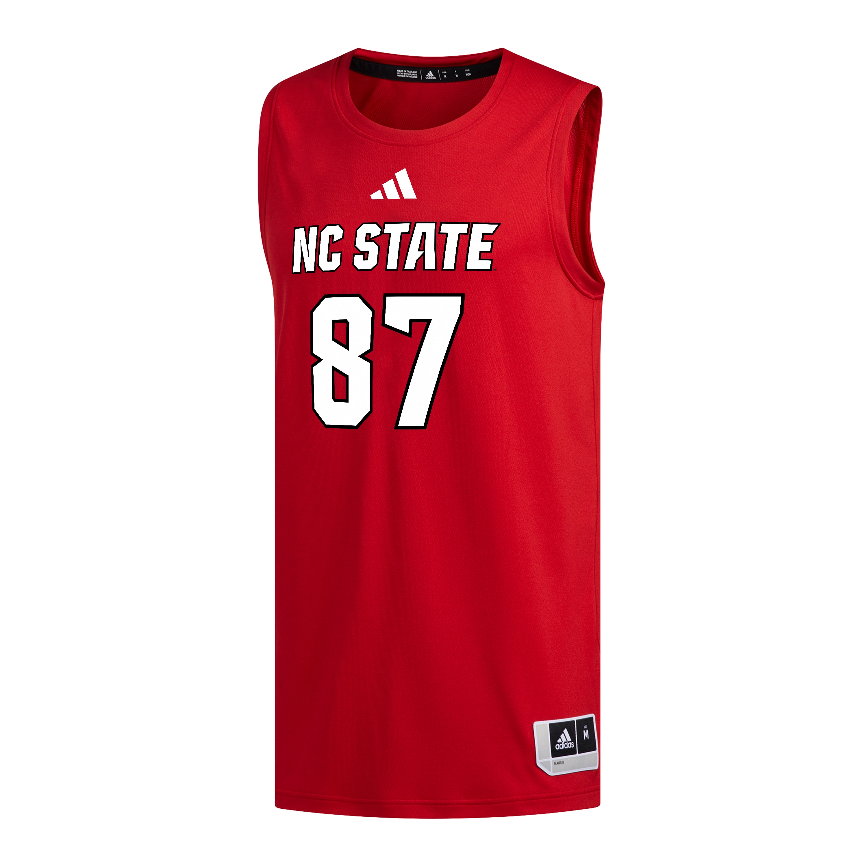 [DDG] NC State Wolfpack Replica Basketball Jersey - Red
