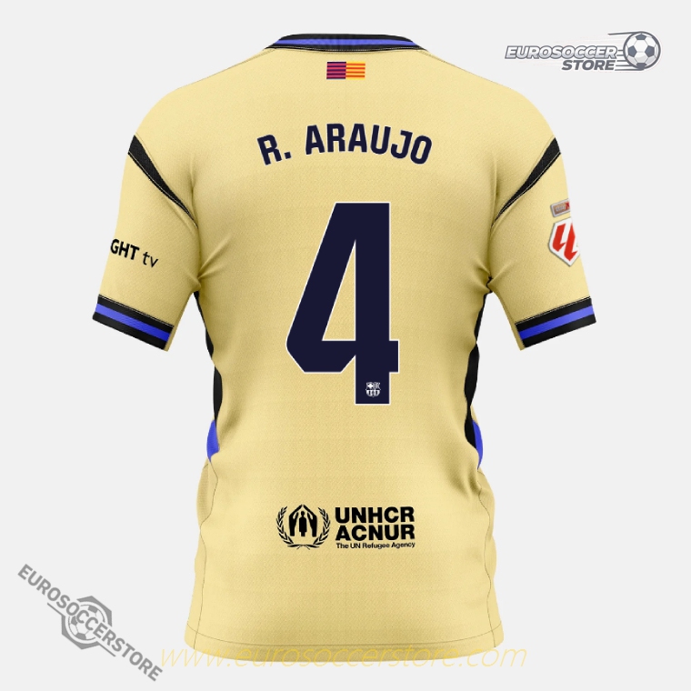 Barcelona 25-26 Away Kobe Bryant R. ARAUJO 4 Jersey (Player Version)