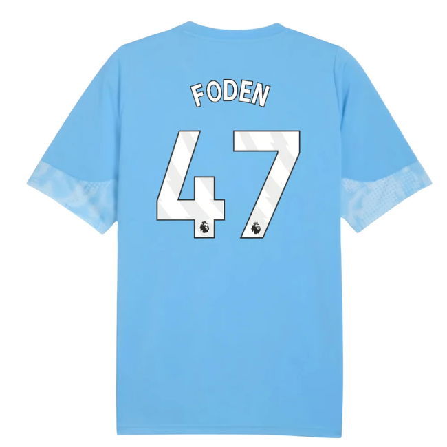 2025-2026 Man City Training Jersey (Light Blue) (Foden 47)