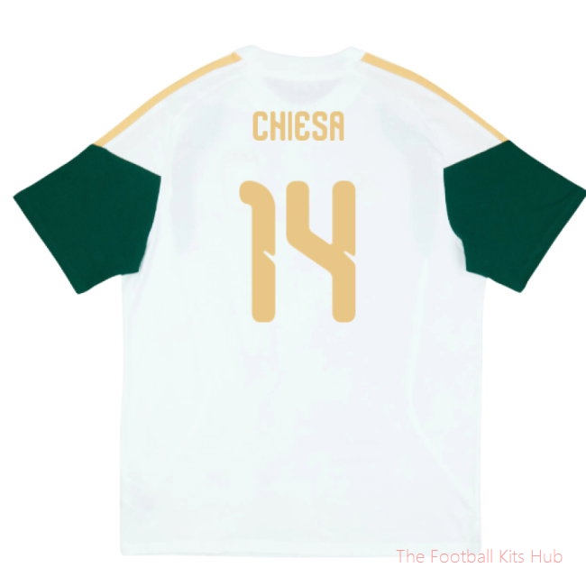 2026-2027 Italy Training Tee (White) (Chiesa 14)