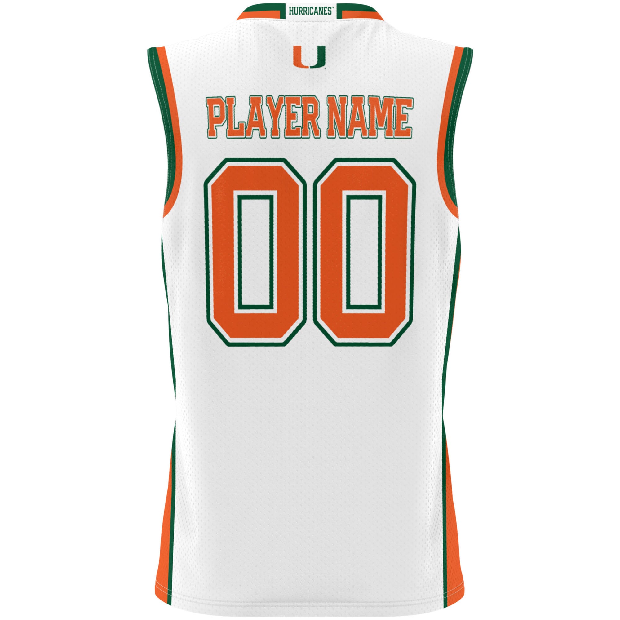 Miami Hurricanes GameDay Greats Youth NIL Pick-A-Player Lightweight Women's Basketball Jersey - White