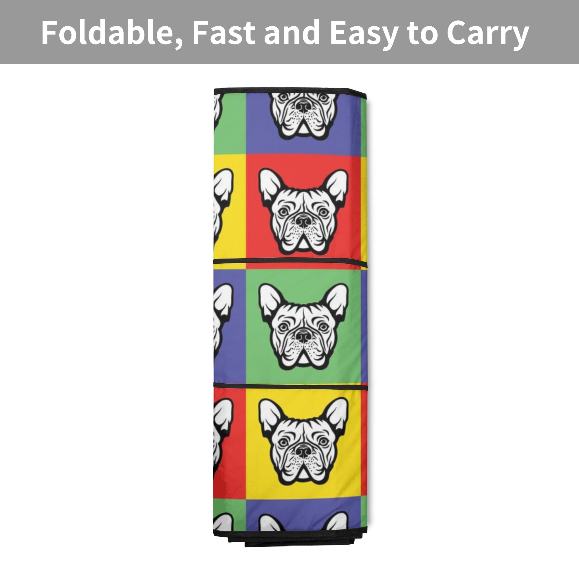 French Bulldog Oreo Car Auto Sun Shade Frenchie Pet Item