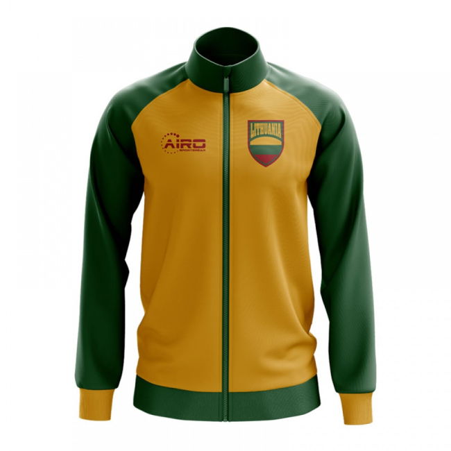 Lithuania Concept Football Track Jacket (Yellow) Authentic