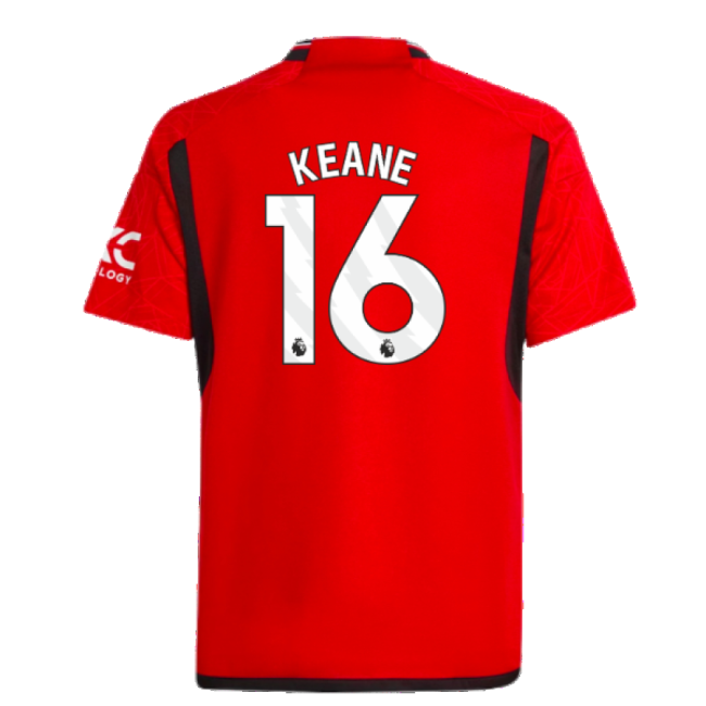 2023-2024 Man Utd Home Shirt (kids) (keane 16) - Official Edition