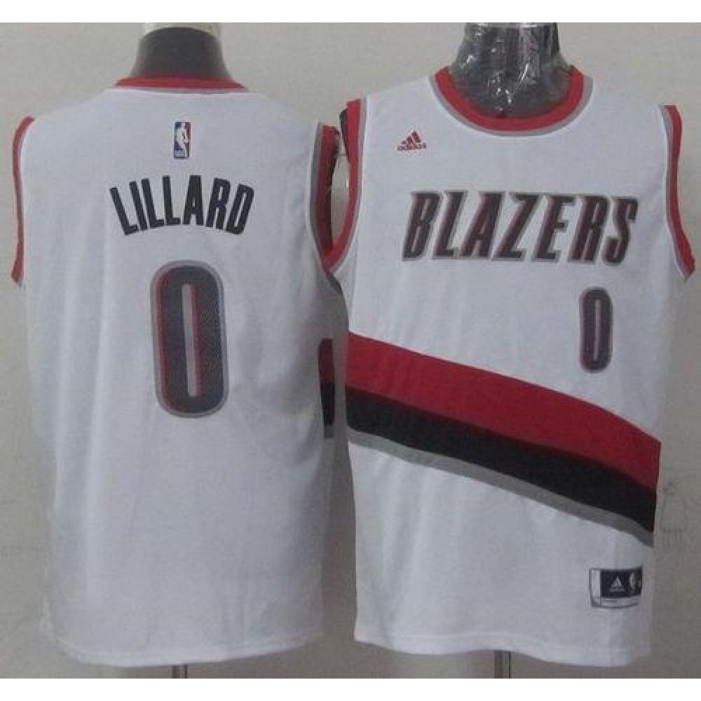 Affordable Men's Trail Blazers #0 Damian White Basketball Jersey