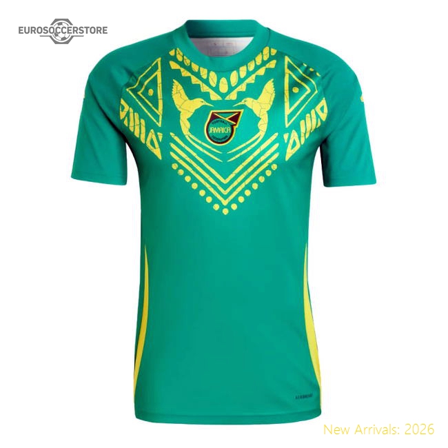 Exceptional 2024-2025 Reggae Boyz Pre-match Shirt (green)