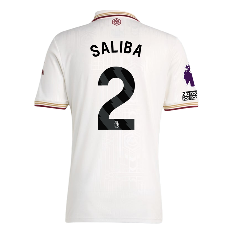 Arsenal Saliba Men 2025-2026 UCL Third Jersey – Authentic Shirt