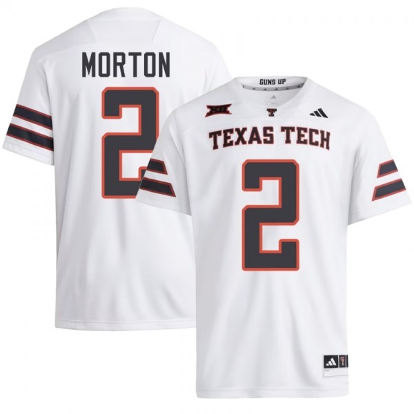 Men Texas Tech Red Raiders Behren Morton #2 Ncaa Red Performance