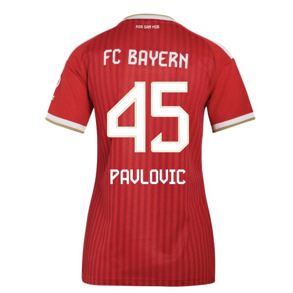 [CGP] 2026-2027 Bayern Munich Home Shirt (Womens) (Pavlovic 45)