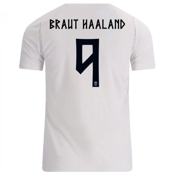 [FSOUK] 2026 World Cup Norway National Team Cream White Third Erling Haaland #9 Summer Limited Jersey