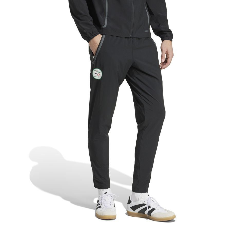 [EFKS] Algeria Trousers Tiro Competition Travel Vis Tech 25 Training Black Apparel