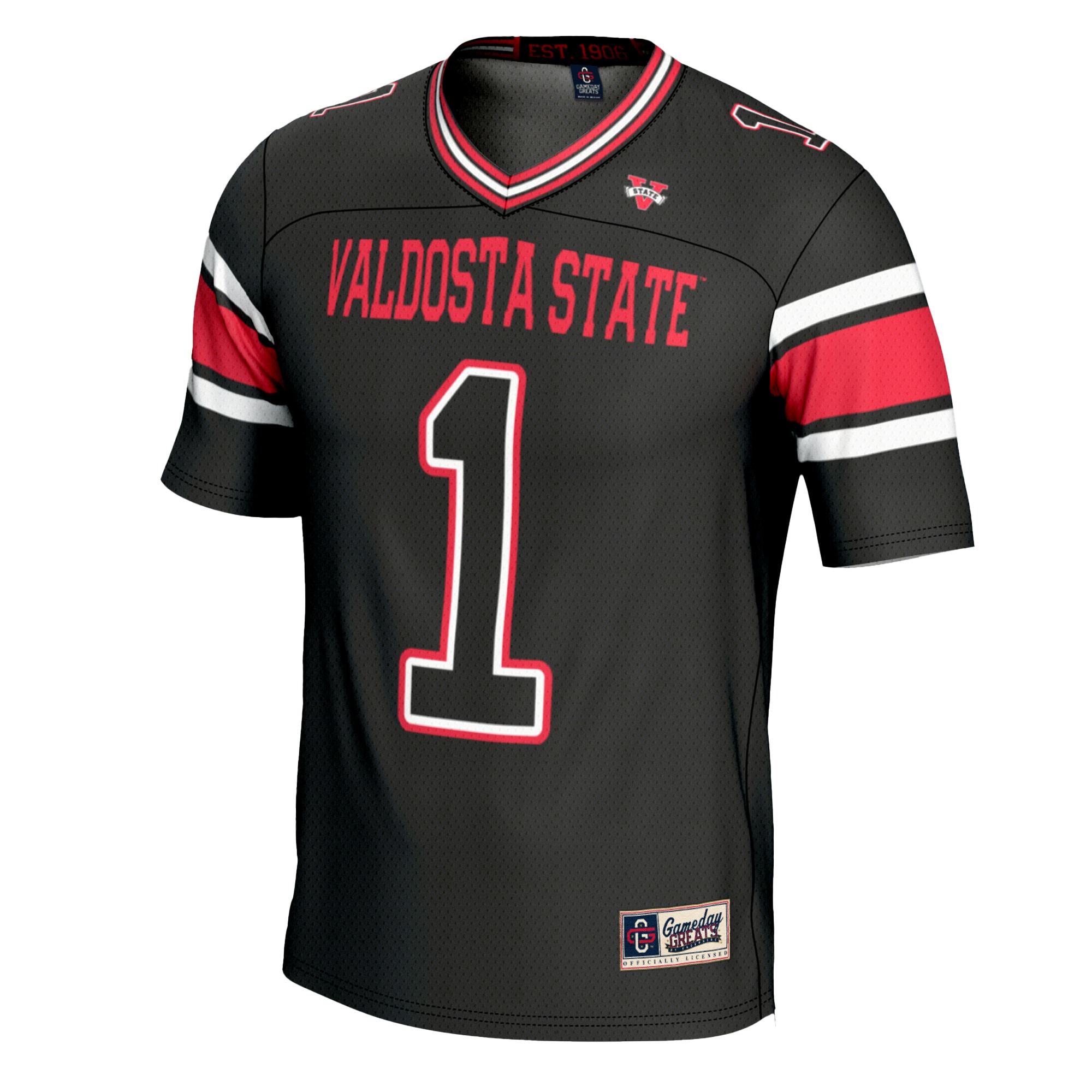 #1 Valdosta State Blazers GameDay Greats Youth Football Jersey - Black