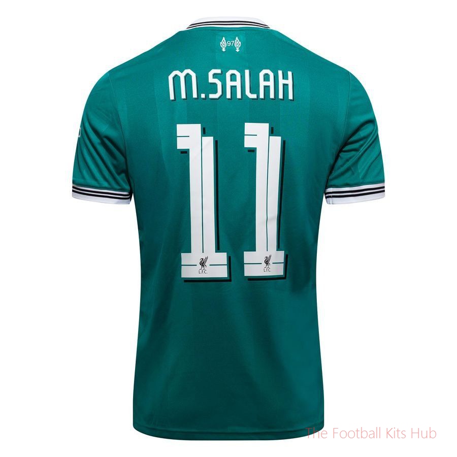 Liverpool Third Shirt 2025/26 Champions League M.SALAH 11 Kids