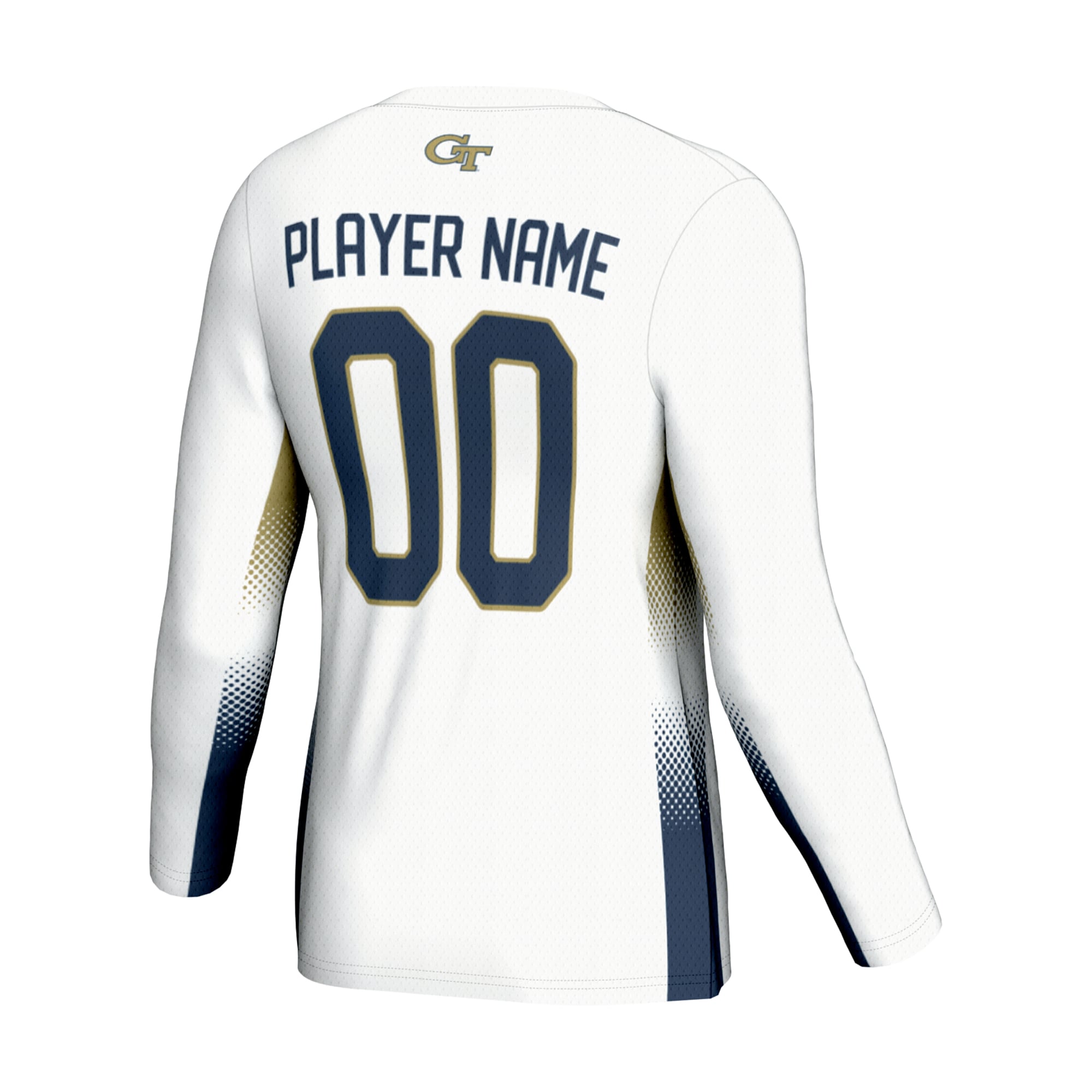 Georgia Tech Yellow Jackets GameDay Greats Unisex NIL Lightweight Volleyball Jersey - White