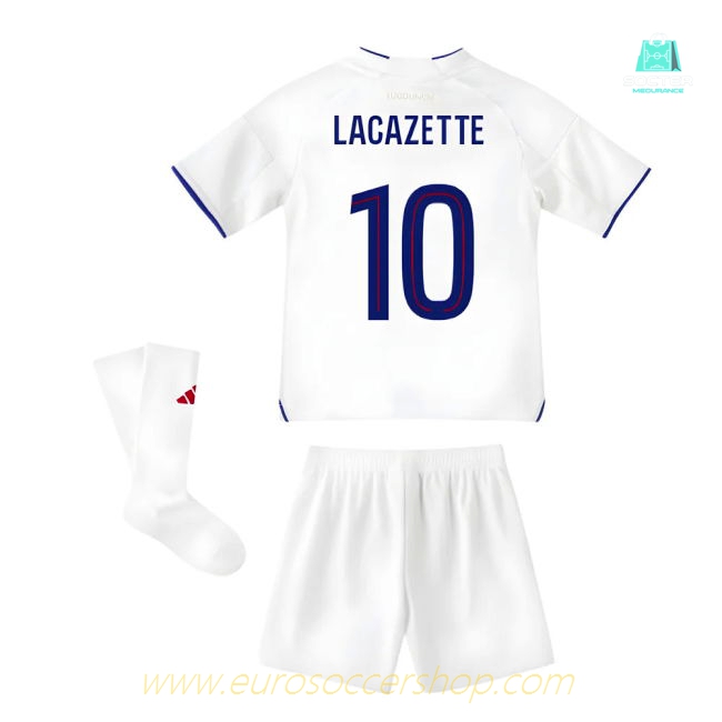2025-2026 Olympique Lyon Home Mini Kit (Lacazette 10)