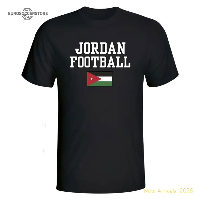 Jordan Football T-shirt - Black - Official Design - Official Design