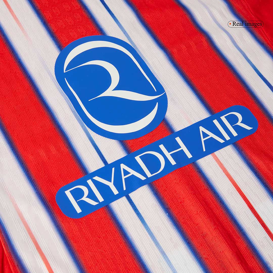 Player Version J.ALVAREZ #19 Atletico Madrid Home Soccer Jersey 2024/2