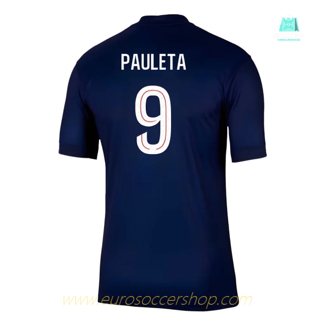 2025-2026 PSG Paris Saint Germain Home Shirt (Pauleta 9)