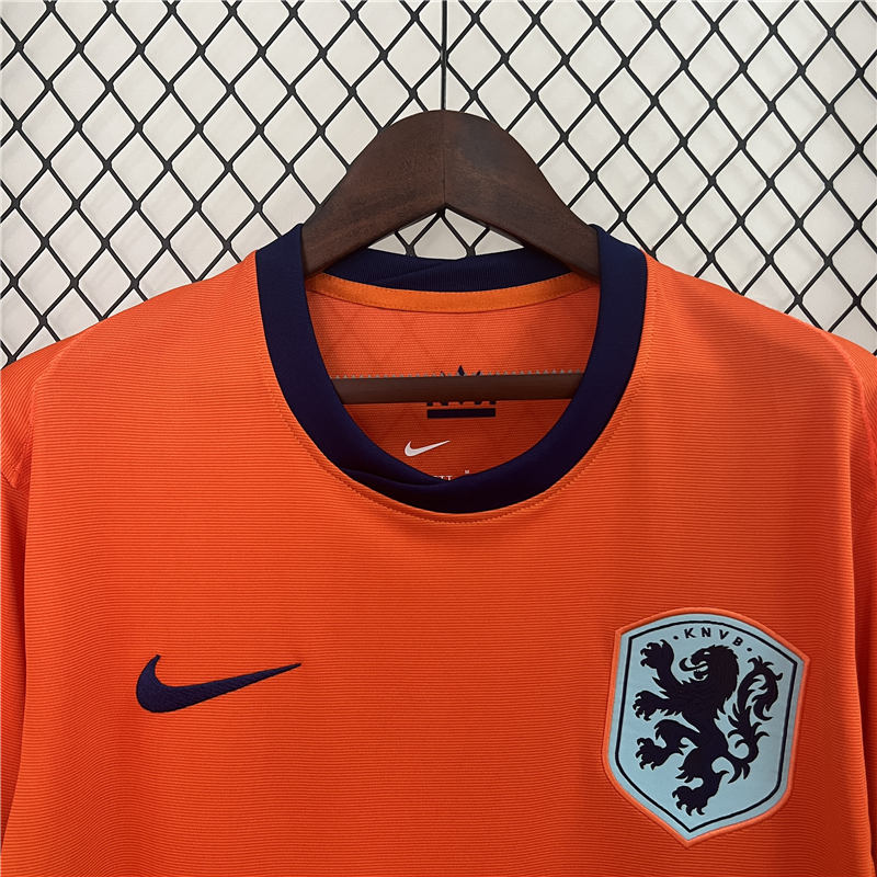 Performance Driven UEFA Euro 2024 Netherlands Soccer Shirt Home