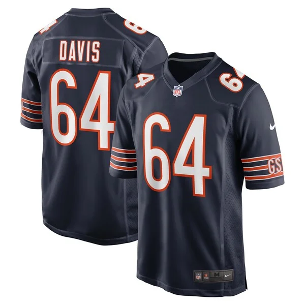 None Nate Davis Game Jersey - Navy | NFL Player Jersey | NFL Football