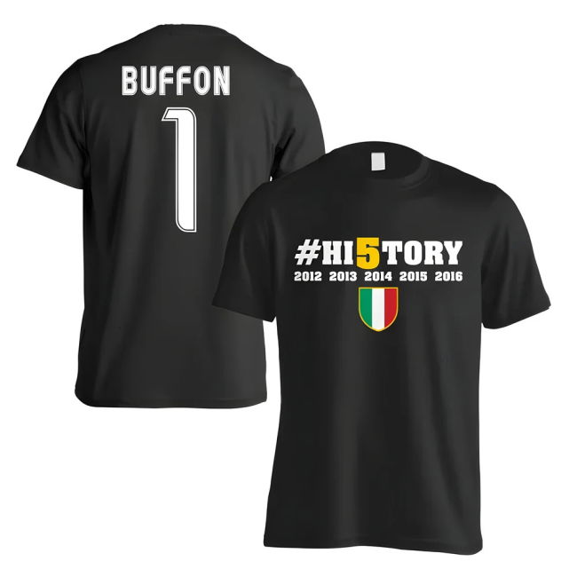 Authentic Design Proud Juve Juventus History Winners T Shirt Buffon...