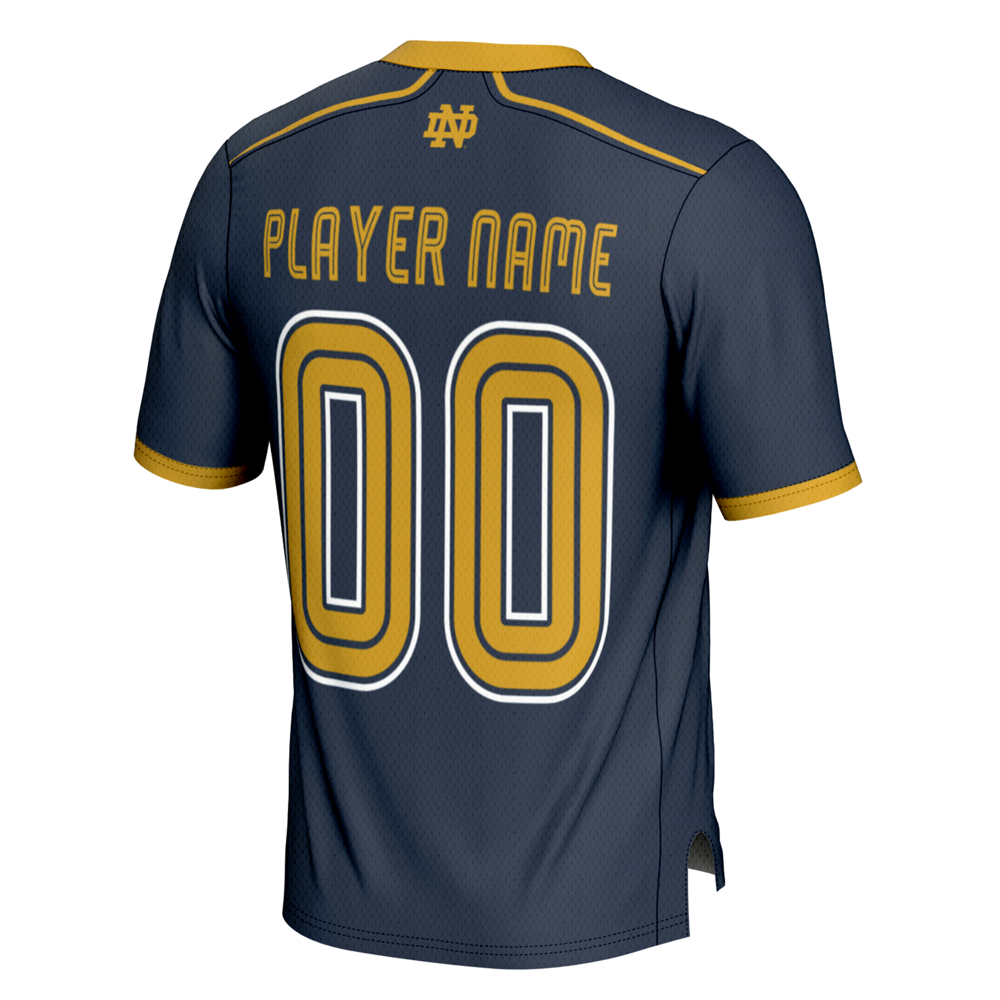 [NJP] Notre Dame Fighting Irish GameDay Greats Lacrosse NIL Lightweight Jersey - Navy